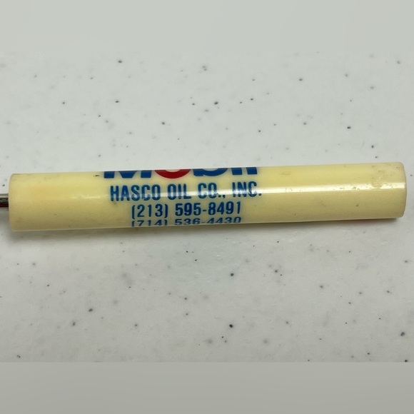 VTG Mobil Hasco Oil Co Advertising Long Beach CA Flathead Screwdriver - Picture 5 of 10